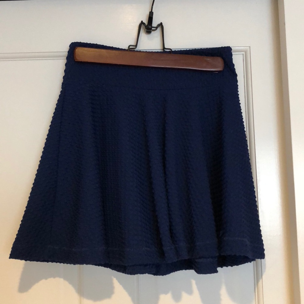 Blue skirt